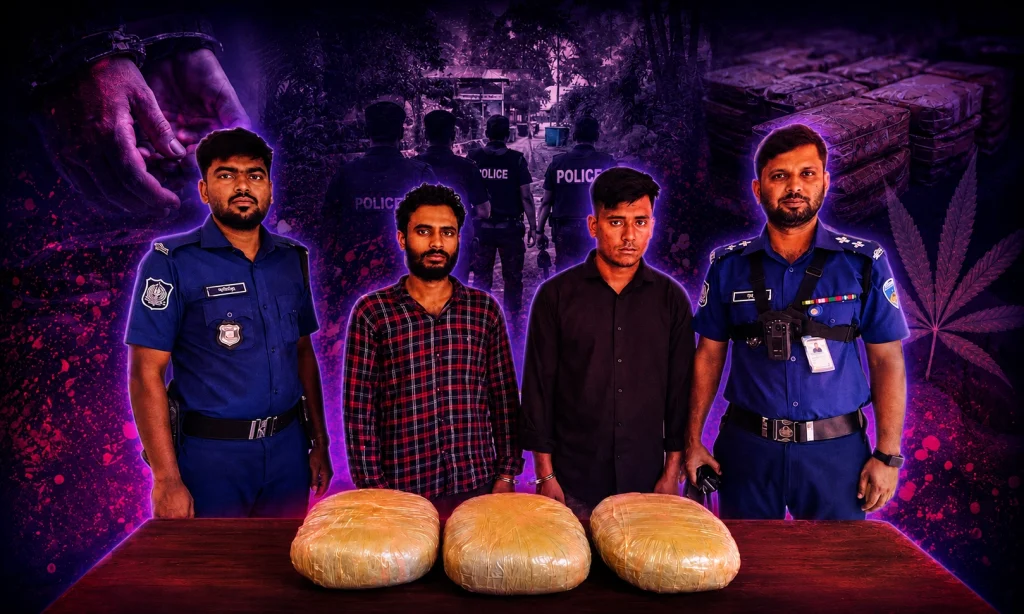 মহিউদ্দিনের ভাগিনা ও ছাত্রলীগ নেতা রমজানের ছোট ভগ্নিপতি আরিফুল ইসলাম ৫ কেজি গাঁজাসহ ফটিকছড়ি থানায় আটক