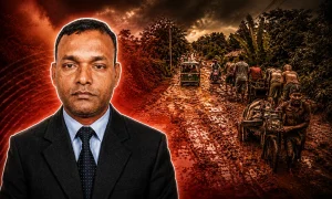 বাগান বাজার ইউনিয়নের ধুলিয়াছড়ি রাজারহাট সড়কের বেহাল দশা